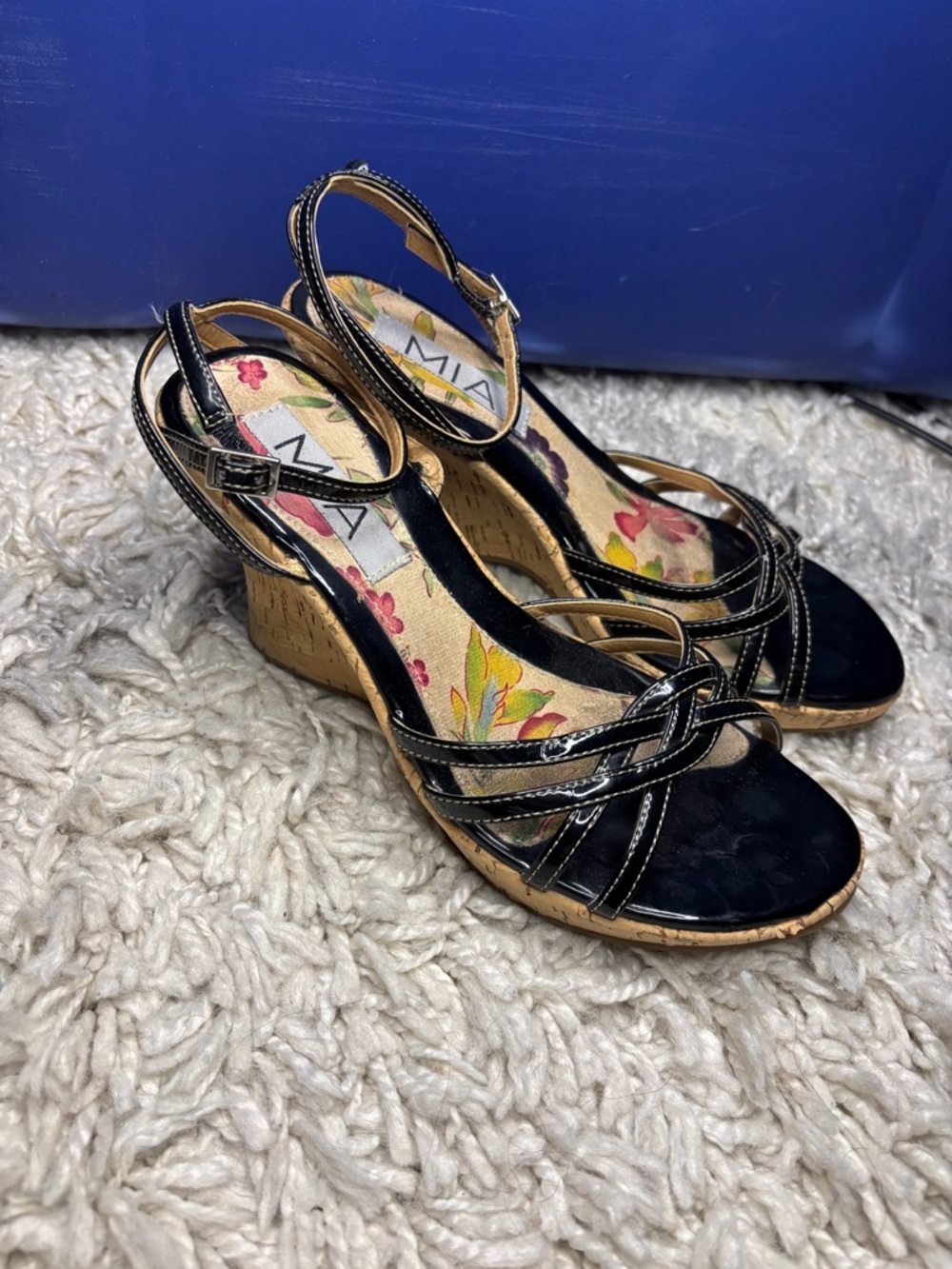 MIA- 2000’s wedge strappy heels
